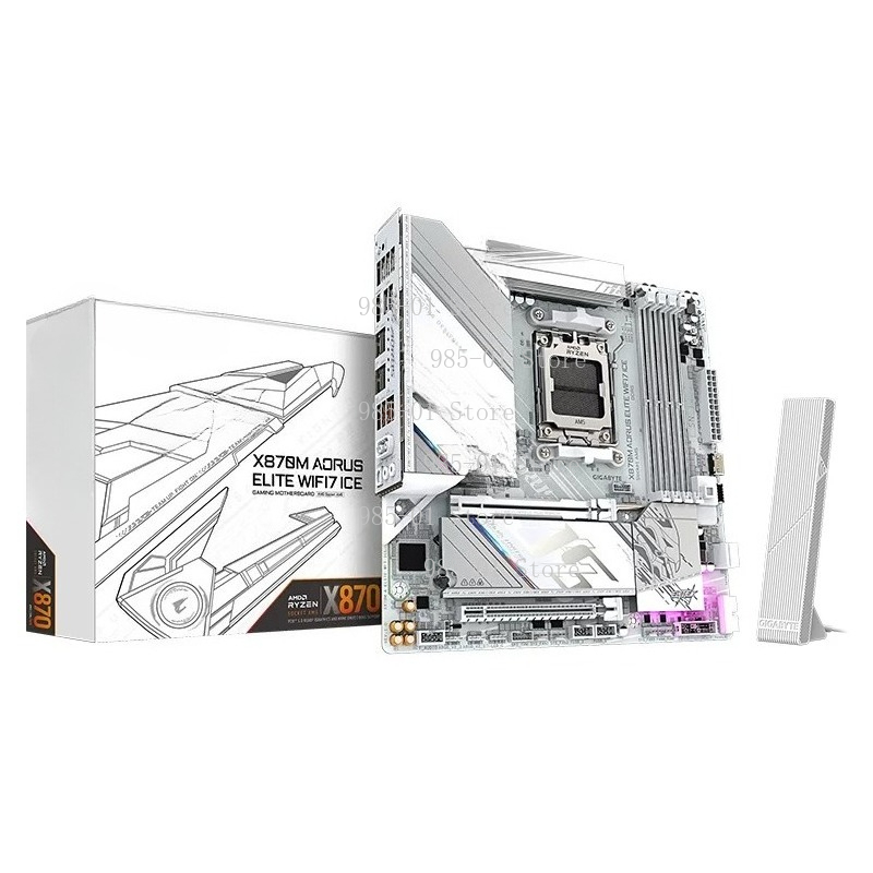 Biała płyta główna ATX X870M,  – X870E Atx Motherboard recenzja i cena