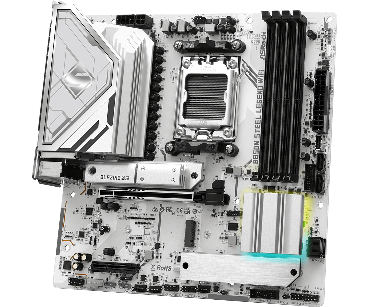    Płyta główna ASROCK B850M  – Am5 Micro Atx Pcie 5.0 Motherboard recenzja i cena